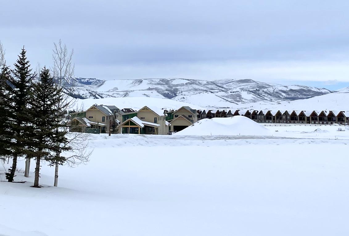 Snow in Winter in Grand County, Colorado